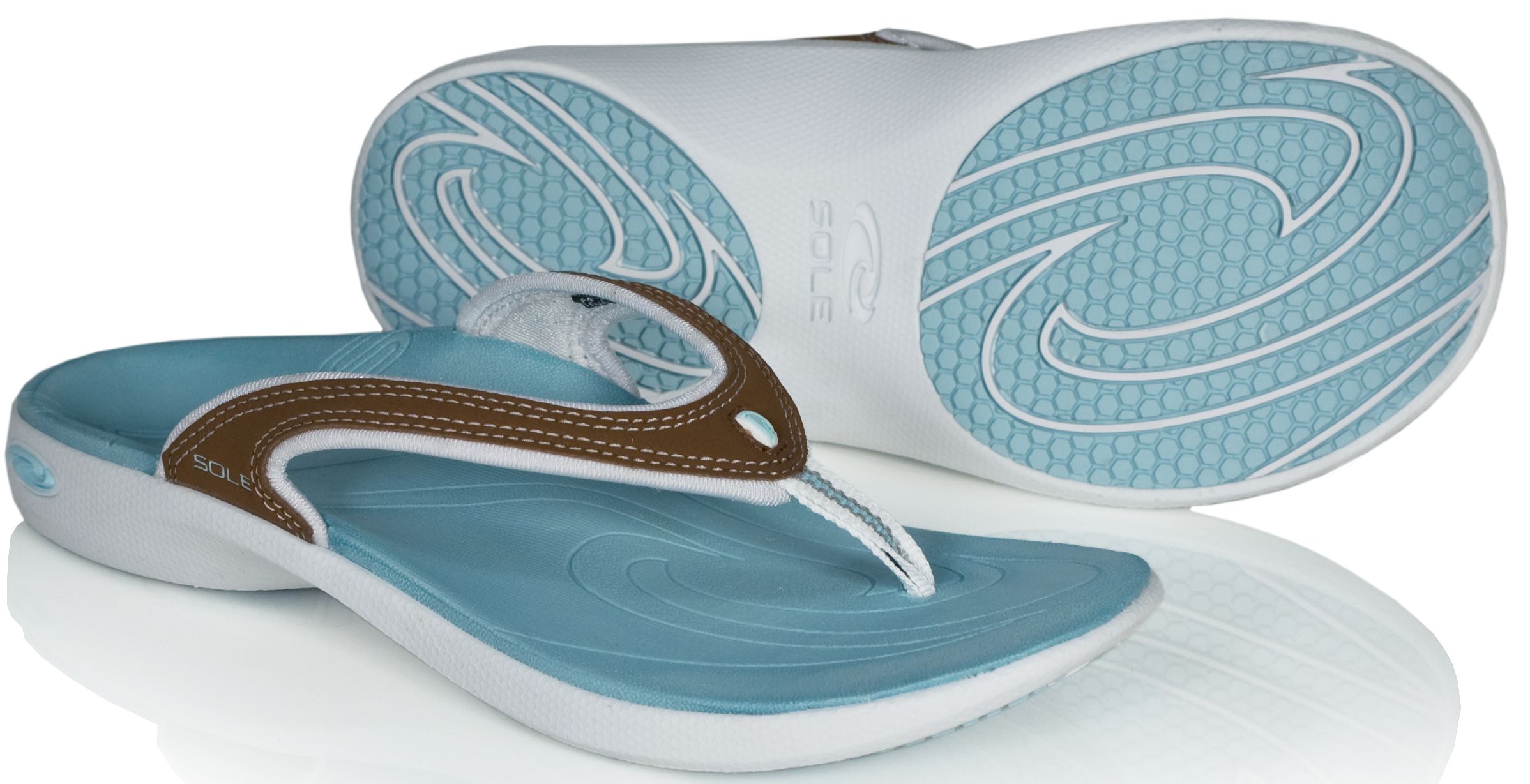 sole sport flip flops