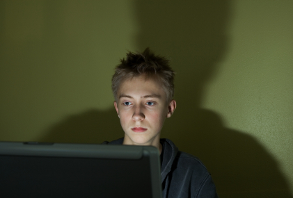 boy at computer