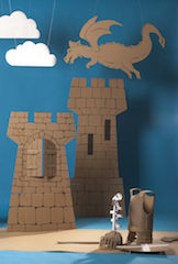 cardboard castle