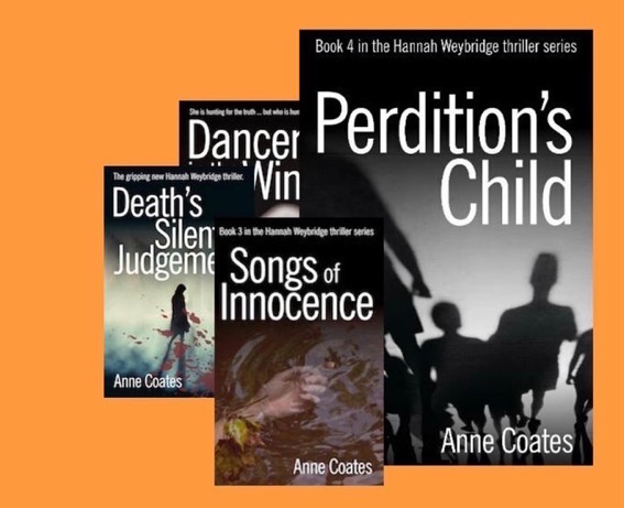 Hannah Weybridge series by Anne Coates