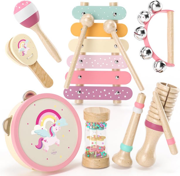 Wooden Musical Instruments for Toddlers  