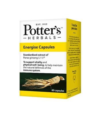 Potter's Energise Capsules
