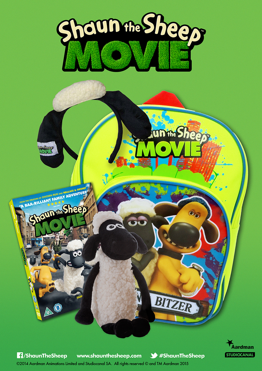 Shaun the Sheep competition prizes